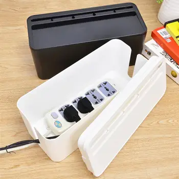 

Multifunction Wire Protection Storage Box Anti-Dust Plastic Case Household Supplies For Organizing Charger Cables Socket