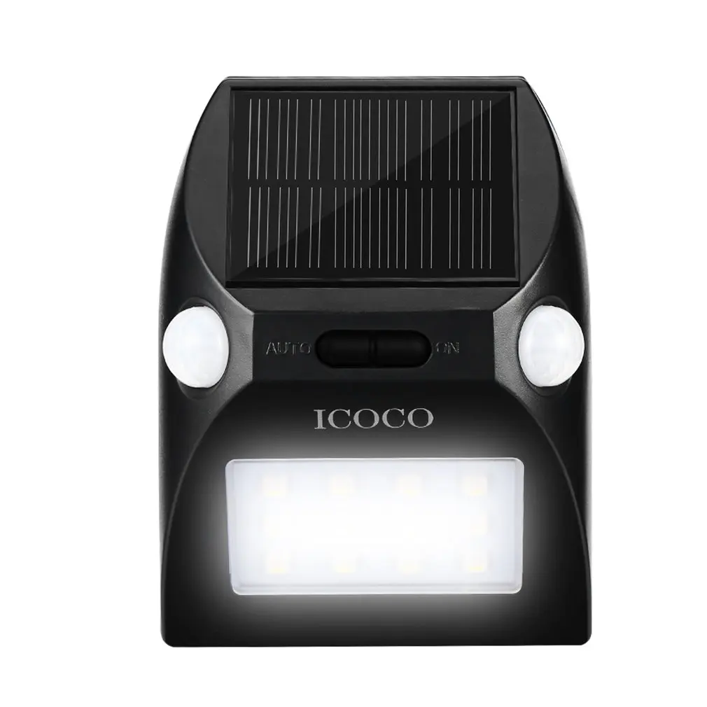 

12 LED Solar Powered Light Dual Head PIR Motion Sensor White&Red Wall Lamp Night Light For Outdoor Garden Decor Sale