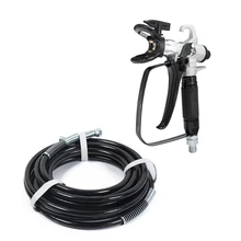 517 сопло 1/4 дюймов безвоздушный распылитель краски пистолет с труба высокого давления 7,5 м/10 м/15 м безвоздушный цветной шланг для пистолет-распылитель Краска распылитель