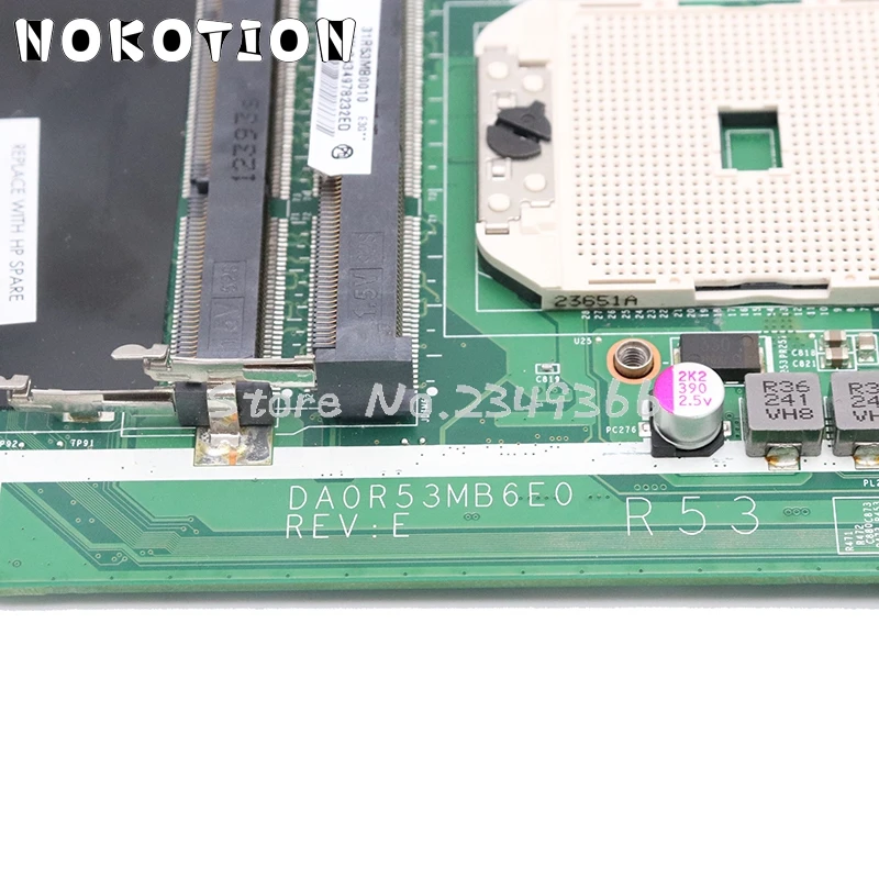 NOKOTION 683030-001 683030-501 для струйного принтера Hp Pavilion G4 G6 G4-2000 G6-2000 G7Z-2100 Материнская плата ноутбука DDR3 HD7670M видеокарта
