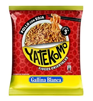 

Gallina Blanca Yatekomo - Pollo Con Soja, Fideo Orientales, 79 g