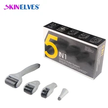 DRS 5 в 1 дермароллер, Заводская ZL 12/300/720/1200 дермальный валик в комплекте коллаген инъекции дермы ролик для ухода за кожей лица и тела пистолет для мезотерапии