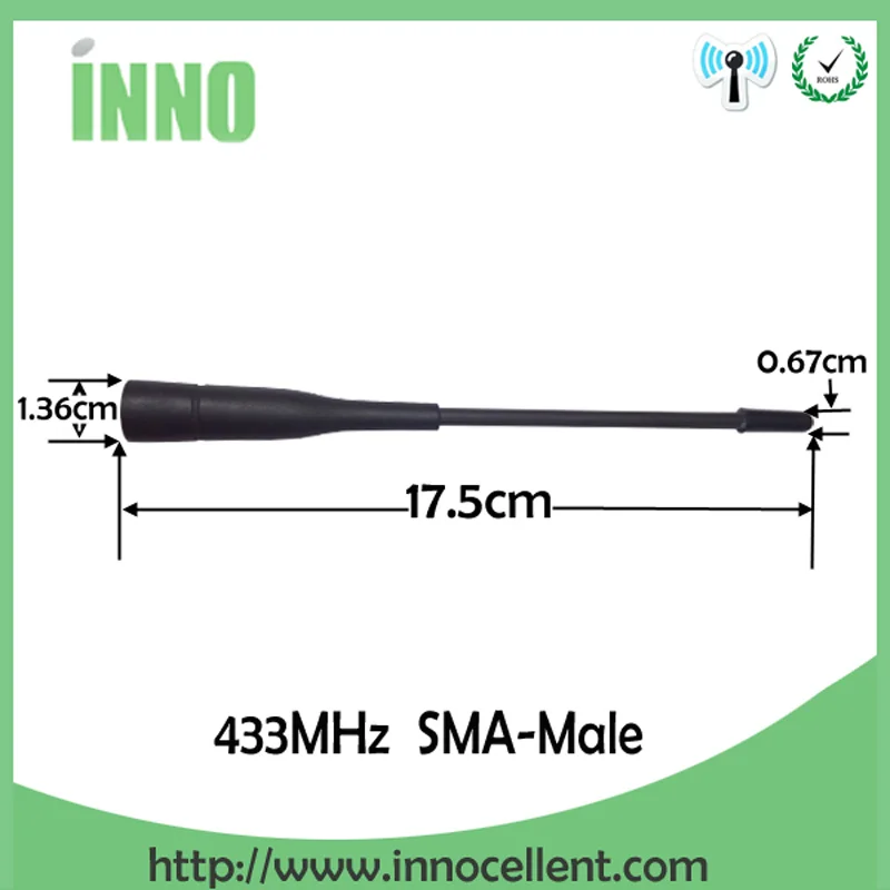 5 шт. 433 МГц Антенна 3dBi для рации SMA разъем 433 МГц антенна 433 М беспроводная связь направленная антенна