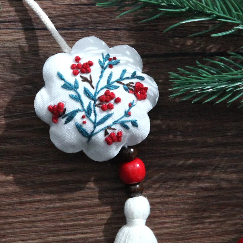 

Защитный талисман DIY Вышивка брелок китайский цветок кулон Omamori мужской брелок для женщин брелок милые пары Llaveros