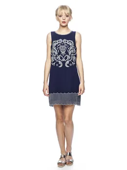 

VESTIDO VAN-DOS IMELDA AZUL MARINO