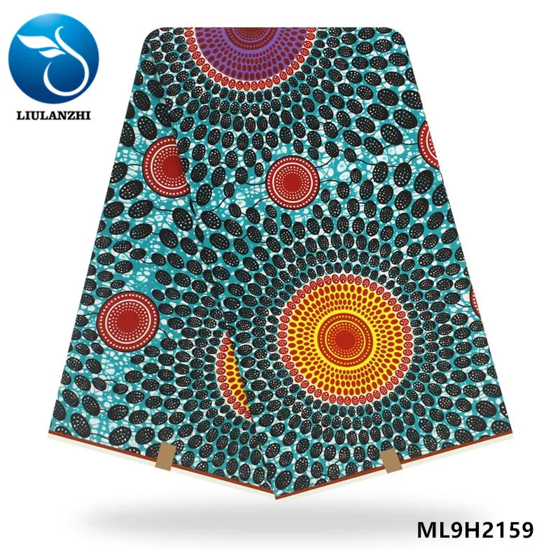 LIULANZHI африканская ткань хлопок принты Анкара ткань воск 6 ярдов платье Шитье последние африканские воск ML9H2159-73