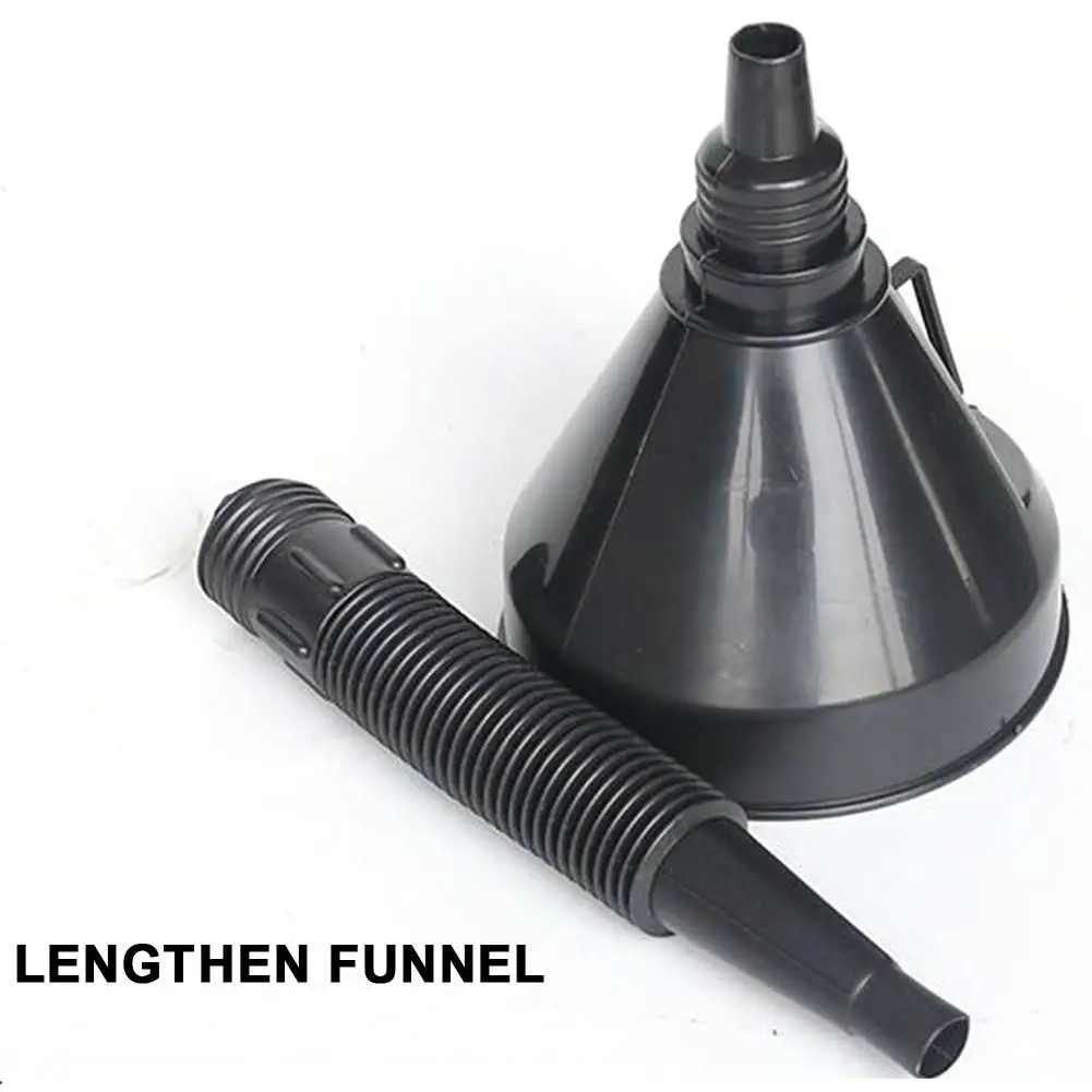 Car Fueling Funnel Removable Plastic Tool for Motorcycle Truck Refueling Supply