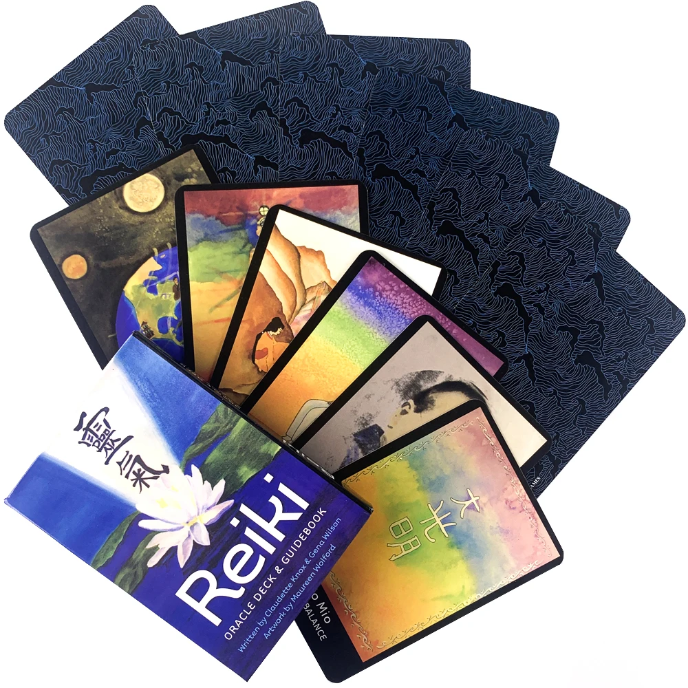 Reiki Oracle Tarot Cards Board Game Mysterious Divination Deck Family Party Games English Version Vintage Color | Спорт и