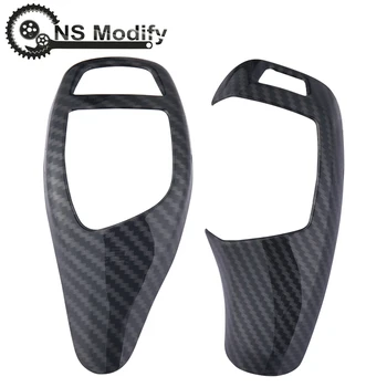 

Gear Shift Handle Sleeve Button Cover Stickers ABS Carbon Fiber For BMW F20 F30 f10 f32 F25 X5 F15 X6 F16 Interior Accessories