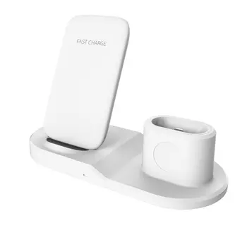 

OJD-45 Multifunctional Headset Watch Mobile Desktop Wireless Fast Charging Three-in-one Wireless Charger