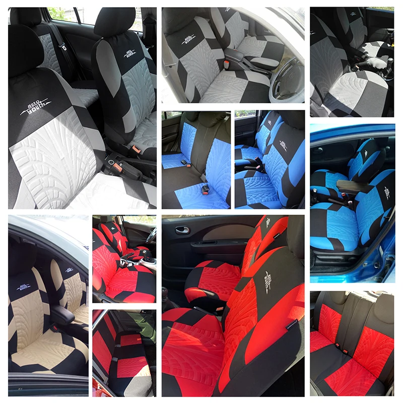 AUTOYOUTH 5 Colors Fashion Tire Trace Style Universal Protection Car Seat Cover Suitable For Most Car Seat Covers Interior