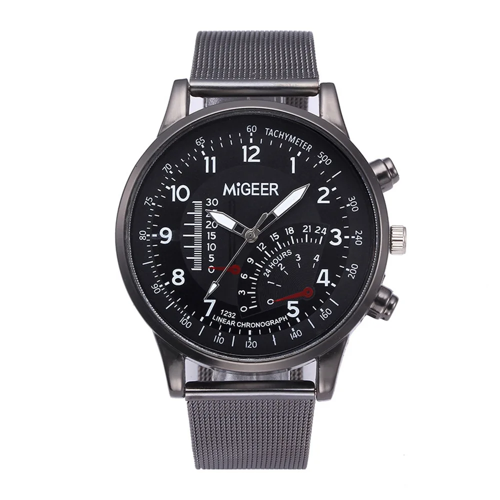 

Hot Fashion Simple Business Steel Belt Quartz Watch Men's Watch Student Wristwatch