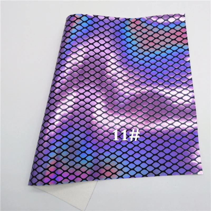Glitterwishcome 30x134 см мини-рулон Переливающаяся искусственная кожа ткань, синтетическая кожа, змеиная искусственная кожа листы для бантов, GM403 - Цвет: 11