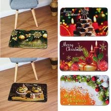 Ouneed ковер Рождественский пол входная дверь коврик для ванной комнаты крытый коврик для ванной утолщенный ковер гостиничный коврик Декор#45