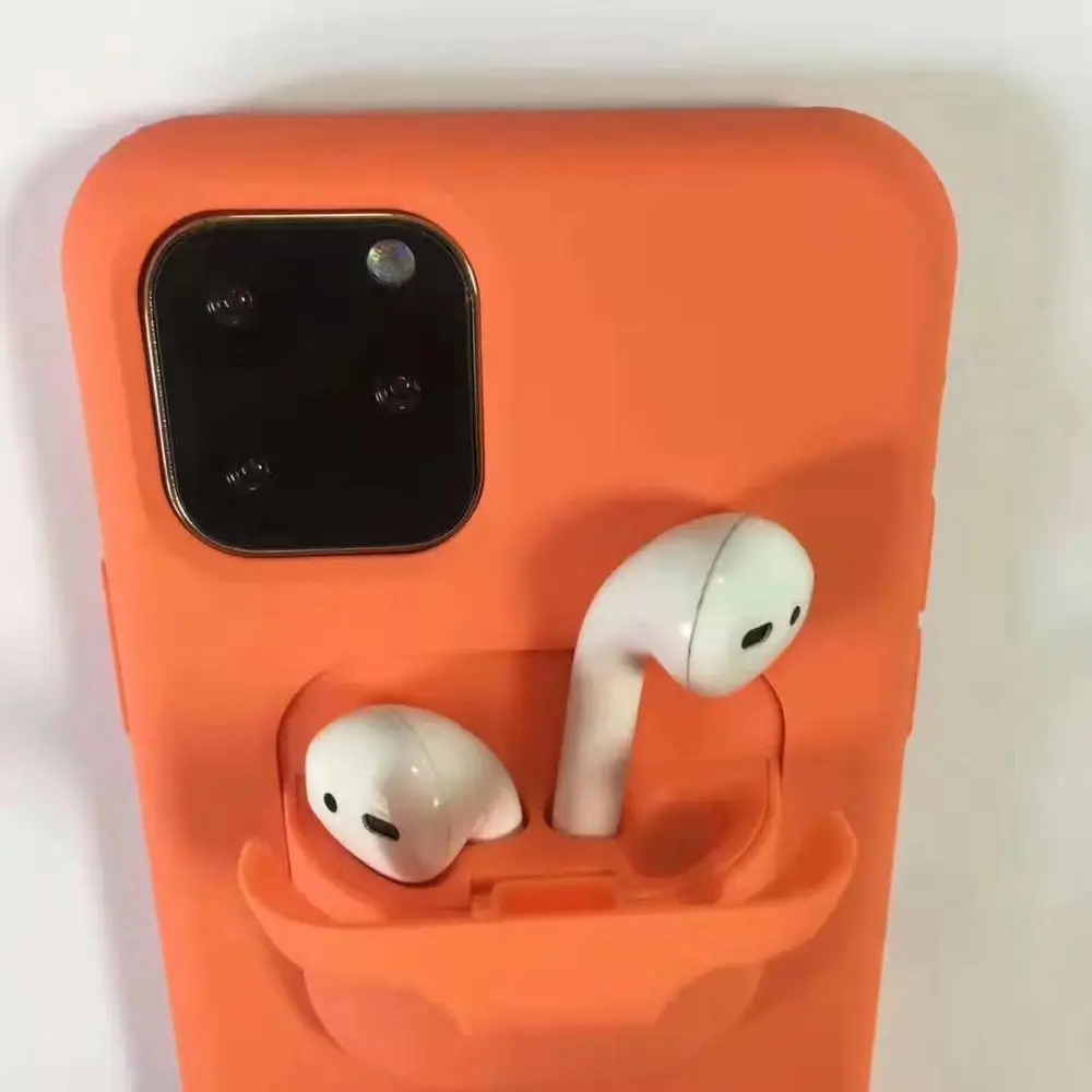 Starktni 2 в 1 Airpords держатель чехол для телефона для iphone 11Pro Max XR 7 8 Plus Жесткий Чехол для iphone X XSMAX 6S 6Plus чехол для телефона