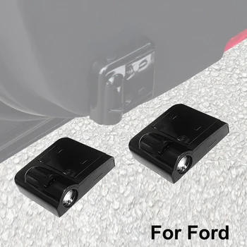 

2Pcs LED Car Door Light For Ford F-Series 9 10 11 12 Fiesta 5 6 7 8 Focus 2 3 4 Galaxy Mustang 4 5 6 Escort 6 7 Projector