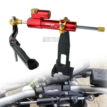 

Motorbike Accessories Adjustable CNC Motorcycle steering Stabilize damper Mounting Bracket Kit For Yamaha mt 09 tracer 2016-2019