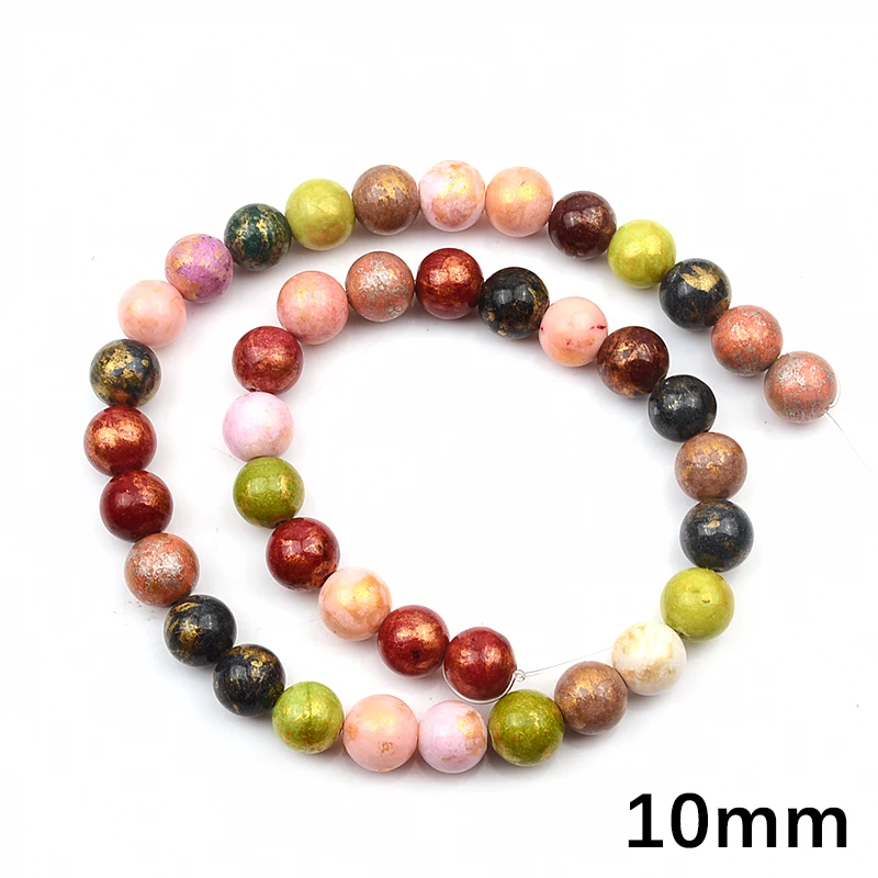 Bracelet Necklace Beaded Resin Mould Round Flat Hole Bijoux Bead