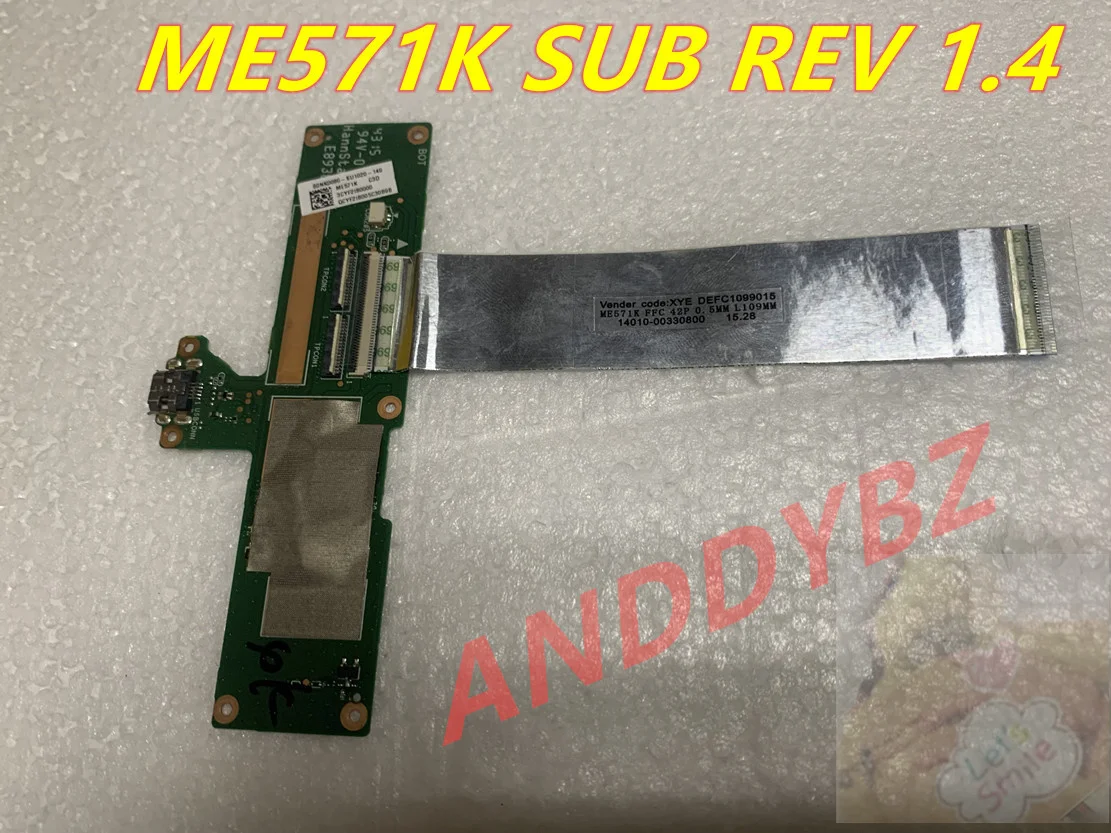 Usato Me571K Sub Rev1.4 Per Asus Nexus 7 Me571K Scheda Di Ricarica Scheda Usb Sub_Bd Tesed Ok