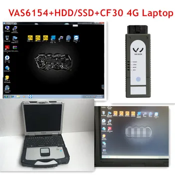 

WIFI VAS6154 ODIS 5.1.6 VAG Diagnostic Tool VAS 6154 +ODIS 500g HDD/512g SSD + PANASONIC CF1930 4G Laptop Support UDS online wor