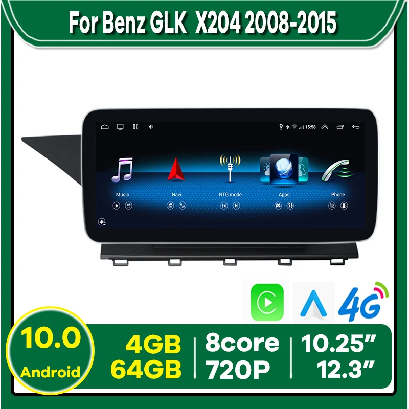 Android 10 8Core 4 + 64G Автомобильный DVD Радио мультимедийный плеер GPS навигатор для Mercedes