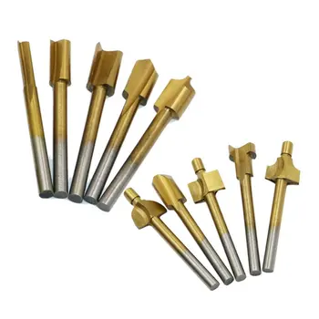 

Boxed 10 pieces Set Useful High Speed Steel Carpenter's Electric Trimming Machine Rotary Grinding File For CNC Machinery