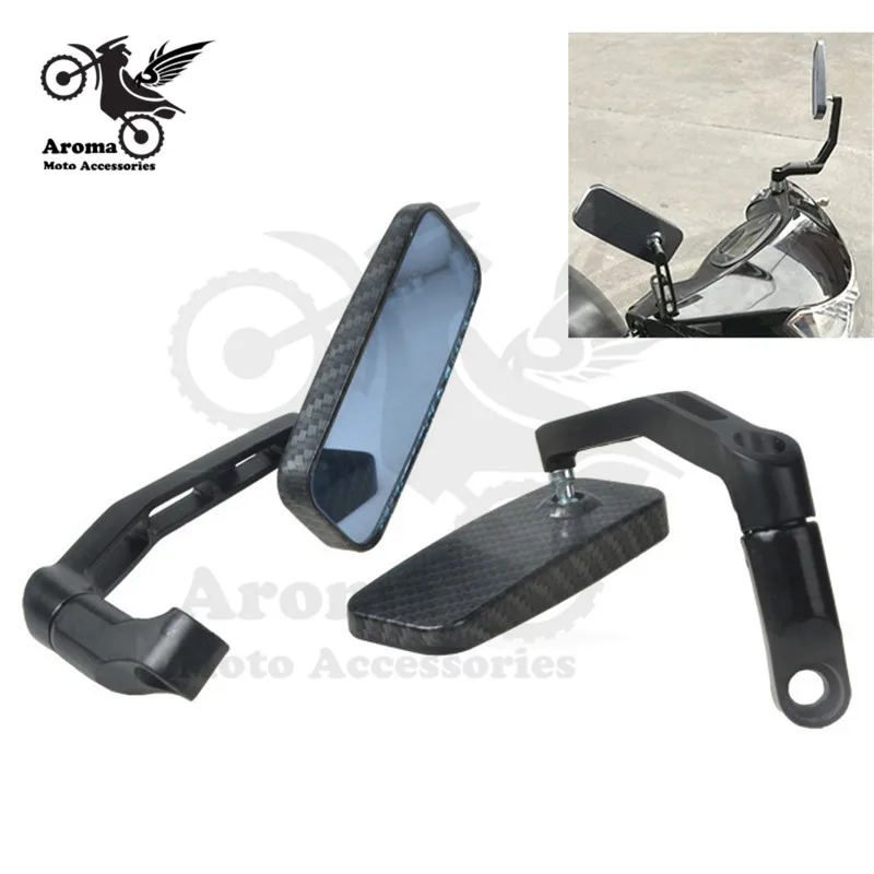 Прямоугольное боковое зеркало для мотоцикла Мото rbike аксессуары moto ATV Внедорожные Грязь велосипед ямы Запчасти moto зеркало заднего вида moto cross