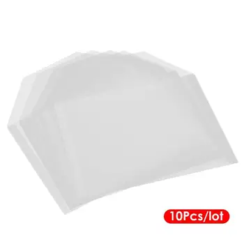 

10pcs Transparent PP File Bag Durable Stamp Collect Holder DIY Scrapbooking Stencil Cutting Template Storage Pouch