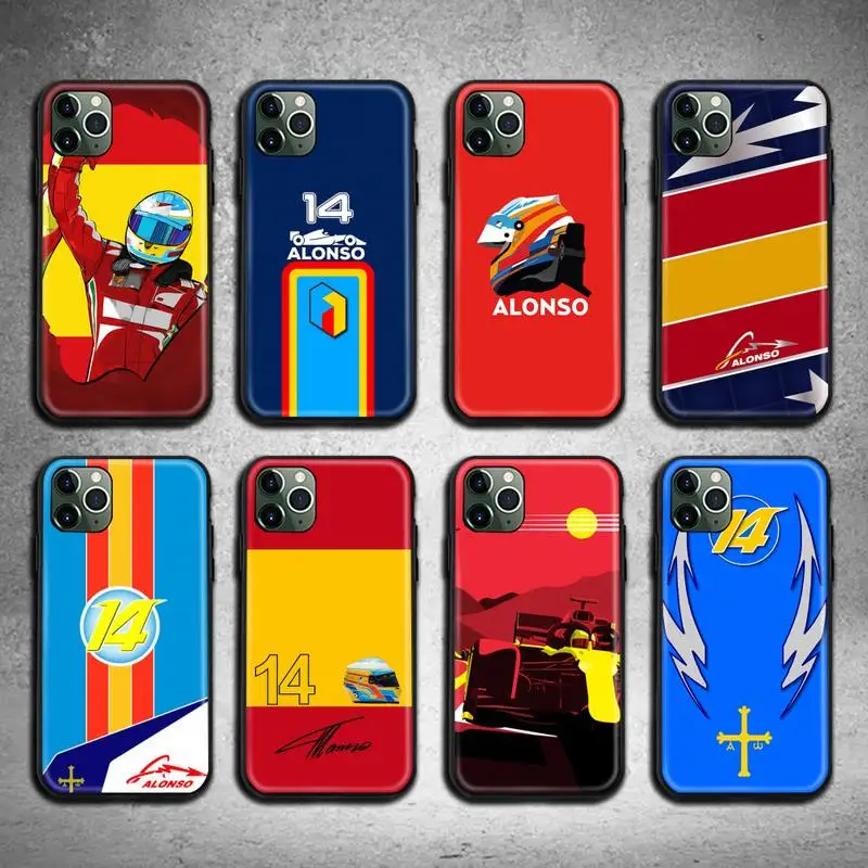 Fernando Alonso Phone Case for iphone 12 pro max 11 XS MAX 8 7 6 6S Plus X 5S SE 2020 XR case | Мобильные телефоны и