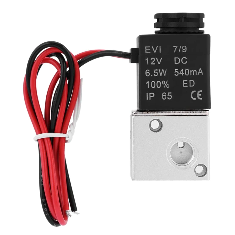 

1 Pcs 3V1-06 Nc Solenoid Valve 3 Way 2 Position 1/8Inch Bsp Normally Closed Pneumatic Solenoid Air Valve