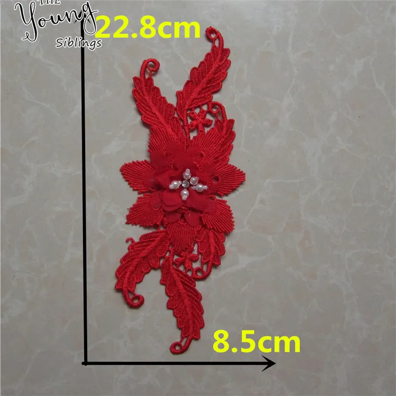 2PCS SALE Модный стиль вышивка аппликация кружево декольте DIY шитье кружевной воротник декоративные аксессуары для свадебного платья товары для рукоделия - Цвет: 2PCS SALE