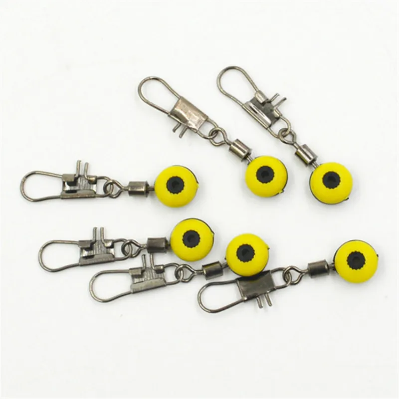 10pcs/lot Fishing Float Bobber Stops Space Beans Connectors Sea Saltwater Fishing Tools Equipment Plastic Metal Accessories