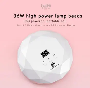

LED UV Lamp Nail Dryer Nail Phototherapy Machine Nail Lamp Dryer Nail Grill Tool 36W Nail Art Equipment Manicure Nail Art Tools