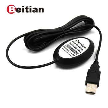 

BEITIAN New 3.6V-5.0V 4800bps PL2303 USB GPS receiver NMEA 0183 GPS receiver replace GR-213 BU-353S4 BS-74U4
