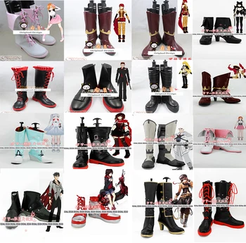 

Anime Ruby Rose Adam Nora Blake Neopolitan Neptune Emerald Rose Group of Characters Anime Costume Cosplay Shoes Boots