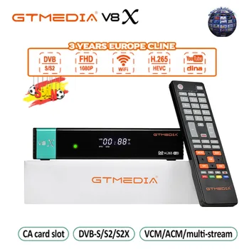

GTmedia V8X satellite Receiver Gtmedia V8 NOVA update DVB-S/S2/S2X Built in GT Media V8X Sat Receptor Decoder