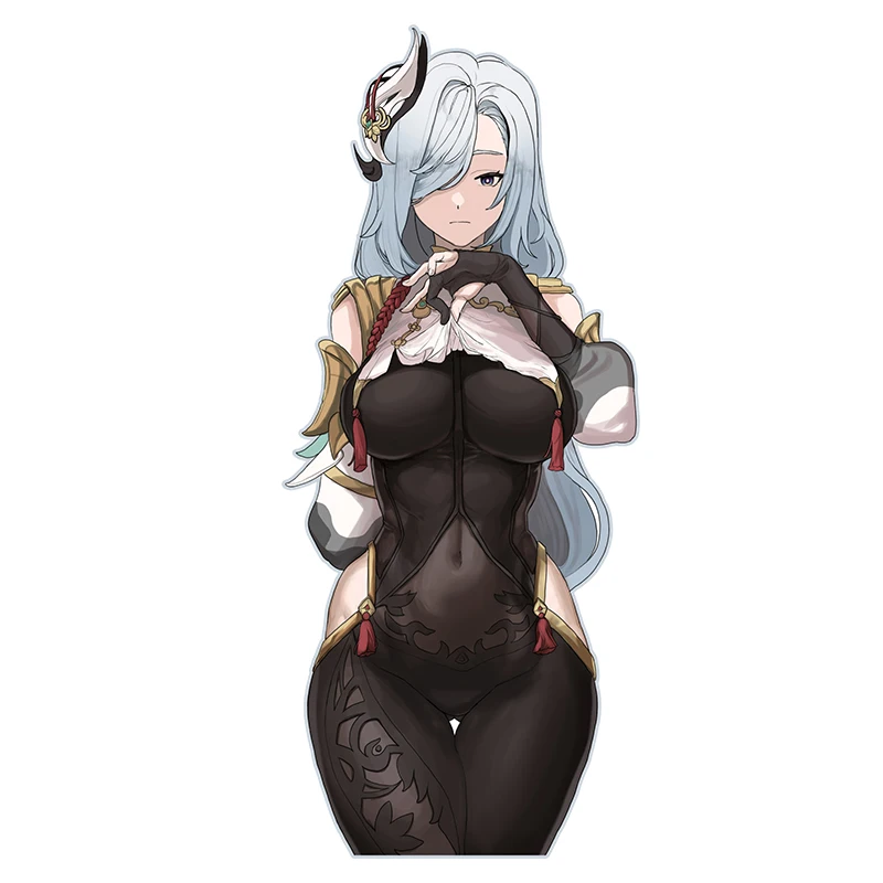 

D122 # Anime Cartoon Cute Girl Self-adhesive Car Sticker Vinyl Decal Waterproof for Motorcycle Bumper Laptop Car Window Door