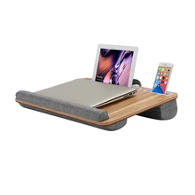 Soporte de escritorio portátil para ordenador portátil, para dormitorio de estudiantes, Tablet, rodilla, con ranura para tarjeta