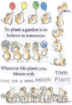 

mouse animal Transparent Silicone Rubber Stamp and metal die Sheet Cling Scrapbooking DIY Cute Pattern Photo Album Stamp