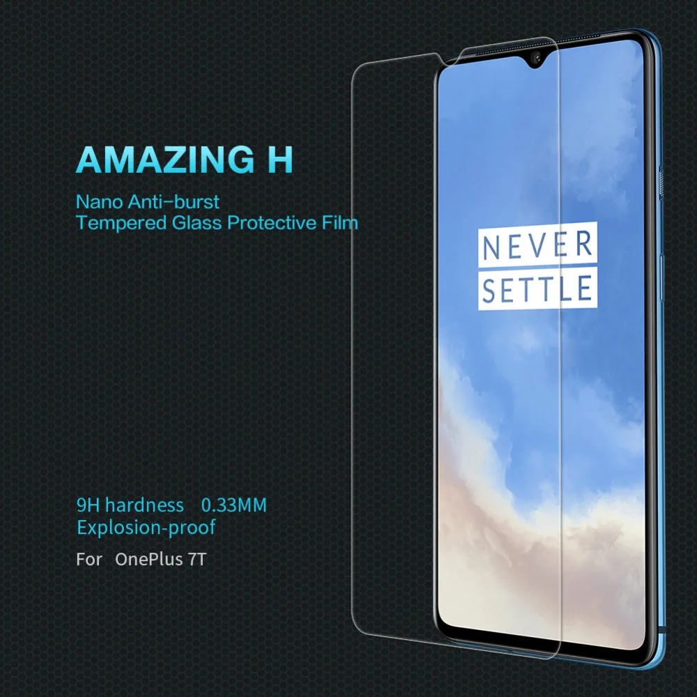 Для Oneplus 7T 7 6T 6 стекло Nillkin H/H+ PRO/XD CP+ Полное покрытие защита экрана из закаленного стекла для Oneplus 7T 7 6T 6 стеклянная пленка