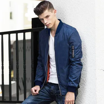 

Men Bomber Jackets 2020 Outwear Hip Hop Windbreaker Ribbons Pockets Military Male Clothing Casual Streetwear Man Coats