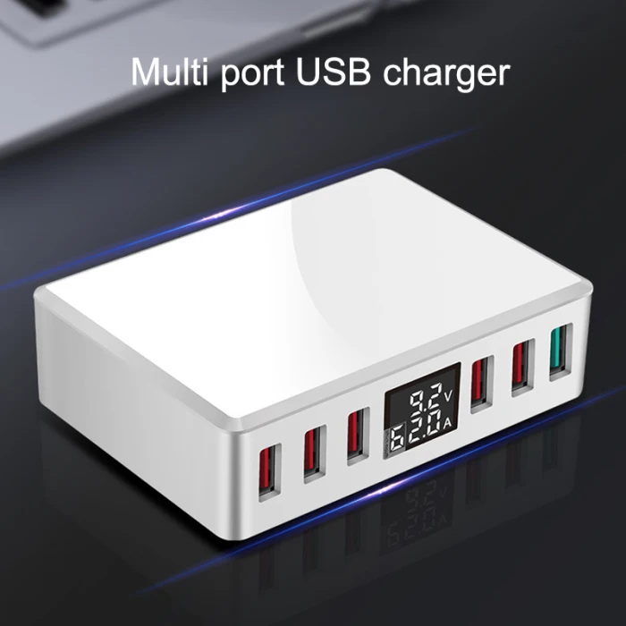 QC 3,0 быстрое зарядное устройство USB 6 портов концентратор адаптер питания настенное зарядное устройство VH99
