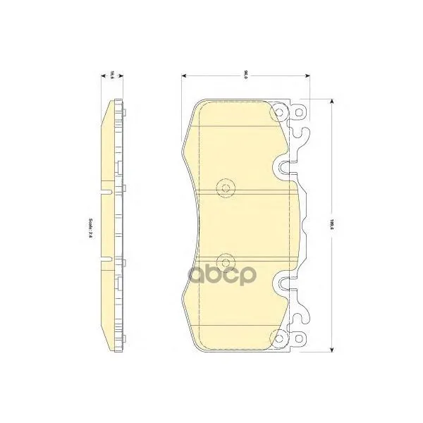 Колодки Тормозные Land Rover Discovery/Range Rover/Sport 3.0/5.0 09- Передние Girling 6118349 Girling арт. 6118349