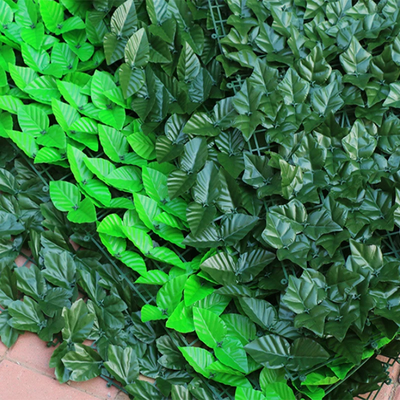 Садовая ограда из растений искусственный зеленый лист конфиденциальность