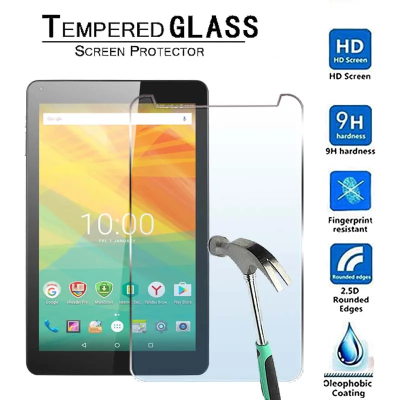 

For Prestigio Wize 3437 4G-Premium Tablet 9H Tempered Glass Screen Protector Film Protector Guard Cover