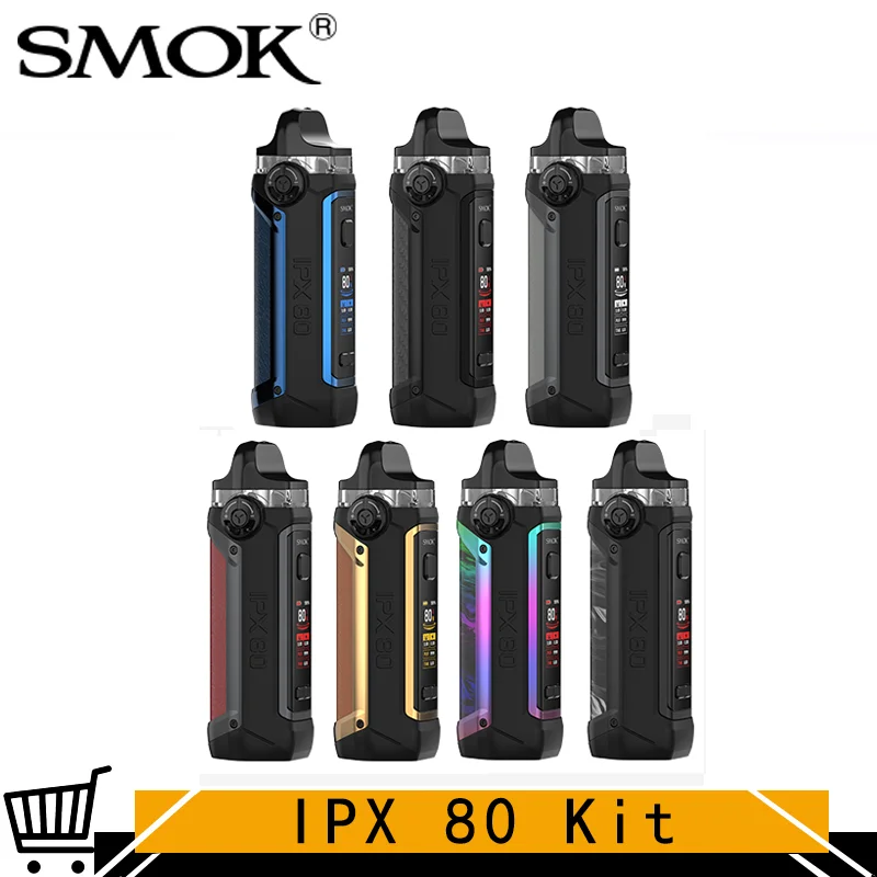 Электронная сигарета SMOK IPX 80 Вт 3000 мА ч 5 мл 2 капсулы с сеткой Ом постоянный ток