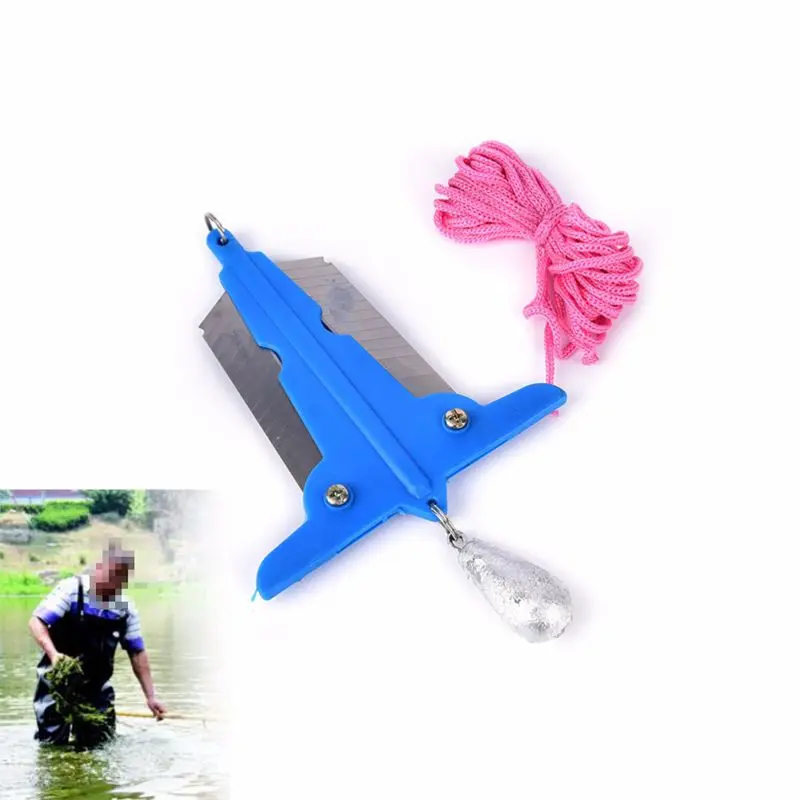 

Weed or Water Grass Removal Tools for fishing Small Mowing Sickle Knife For Fsihing Bait Thrower