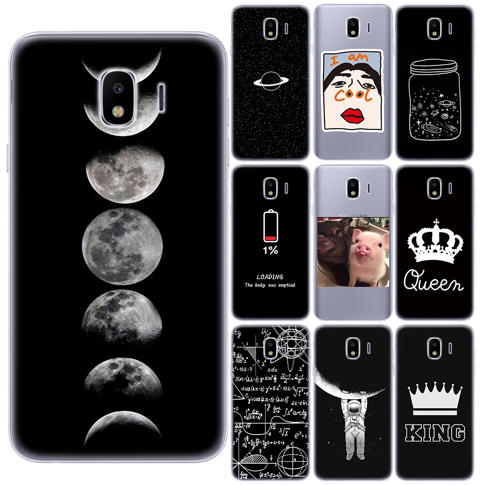 Мягкий силиконовый чехол King Queen для Samsung J4 J6 Plus J3 J8 2018 J5 J7 2017 J2 Prime | Мобильные