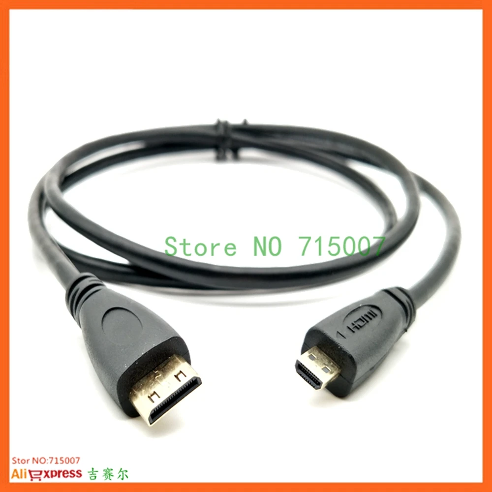 beton polet Soaked 30cm 1Ft HD-compatible 1.4 Mini Male to Micro HD Male Video Cable Cord Type  C to D Adapter High Quality For DV Phone