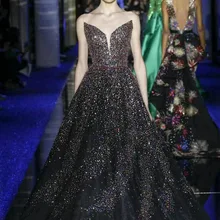 D538 черная сетка 5 ярдов сверкающая печать склеенная блестящая пудра Тюлевая сетчатая кружевная ткань для распиловки свадебного платья/случаев